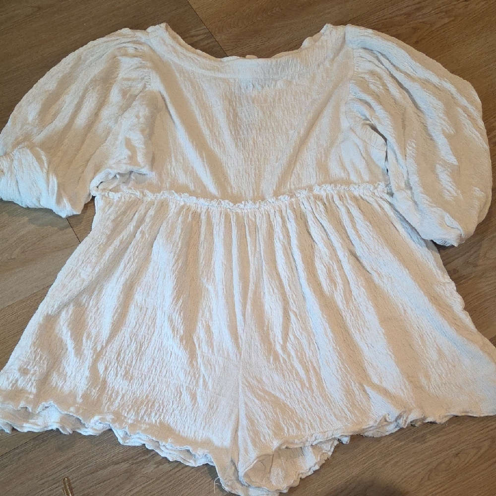 Free People Elegant White Women's Romper - Picture 1 of 7